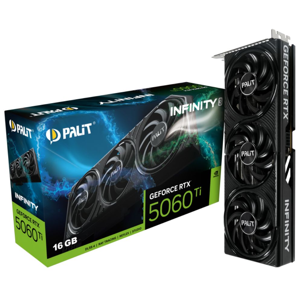 GPU RTX 5060 TI 16GB PALIT INFINITY 3 BLACK